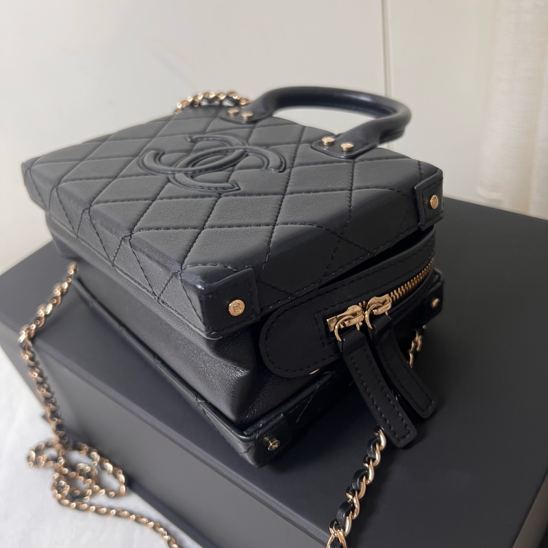 ෆ Chanel手提盒子包mini🈶發票-10