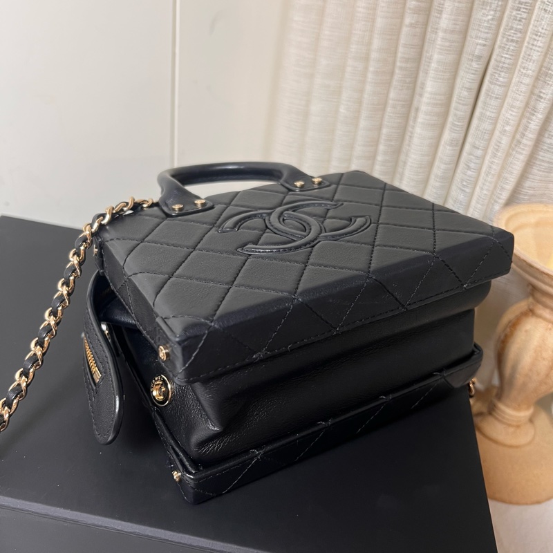 ෆ Chanel手提盒子包mini🈶發票-11