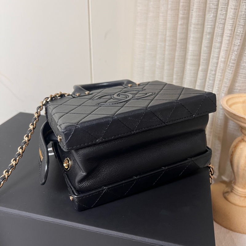 ෆ Chanel手提盒子包mini🈶發票-12