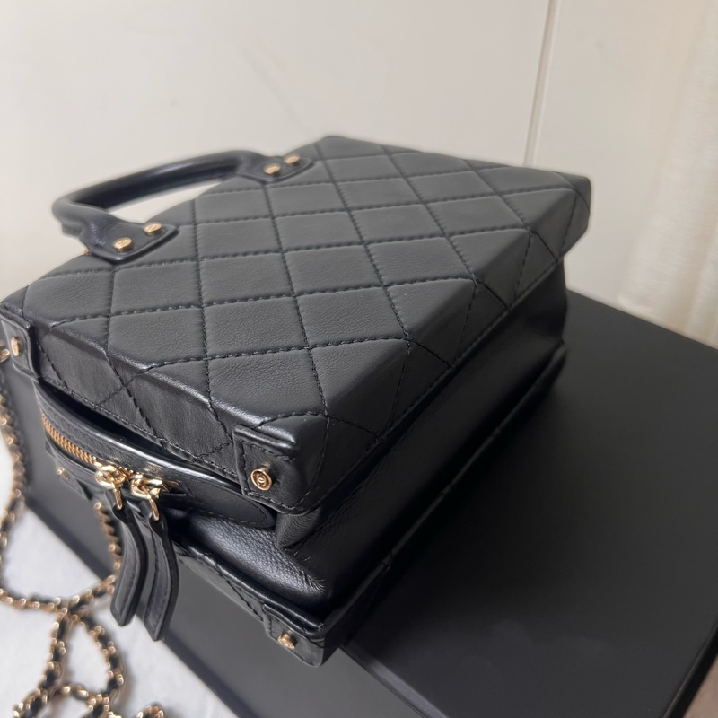 ෆ Chanel手提盒子包mini🈶發票-13