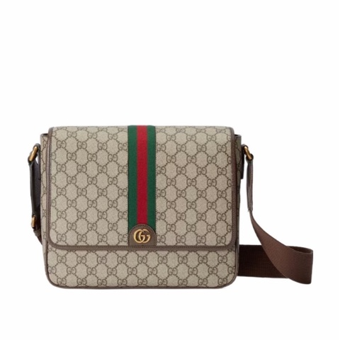 Gucci 男士 OPHIDIA 中號雙G單肩包均碼碼中號、28cm*8cm*22cm