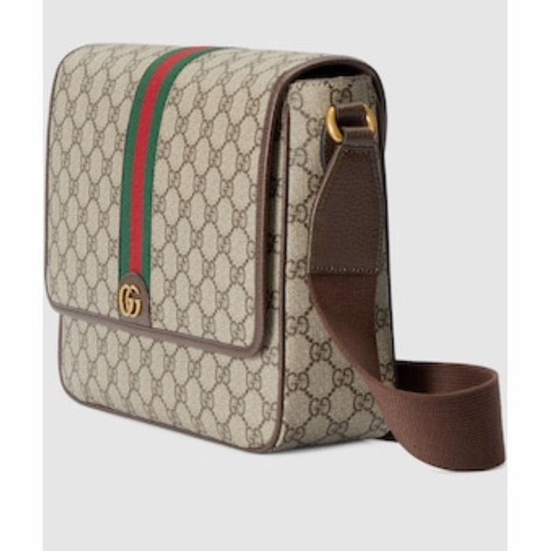 Gucci 男士 OPHIDIA 中號雙G單肩包均碼碼中號、28cm*8cm*22cm-3