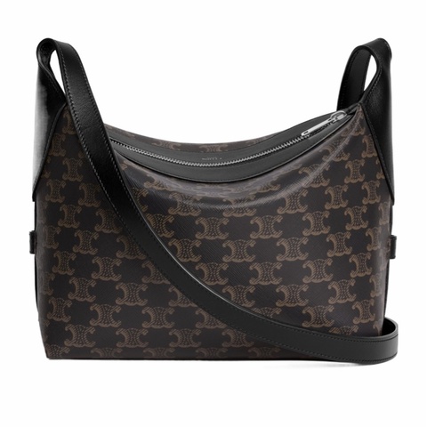 Celine 男士 帆布和小牛皮斜挎包均碼碼24cm*13cm*19cm