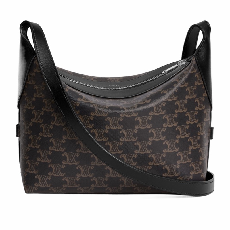 Celine 男士 帆布和小牛皮斜挎包均碼碼24cm*13cm*19cm-4