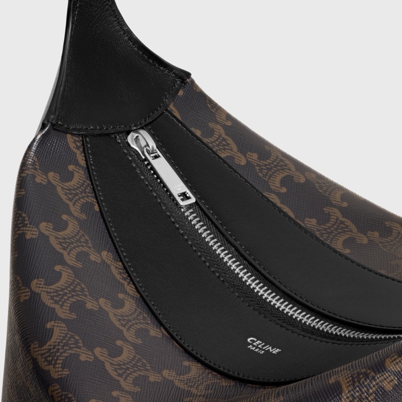 Celine 男士 帆布和小牛皮斜挎包均碼碼24cm*13cm*19cm-5