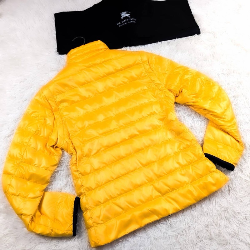 未使用級｜真品BURBERRY BLACK LABEL真羽絨服 巴寶莉黑標-6