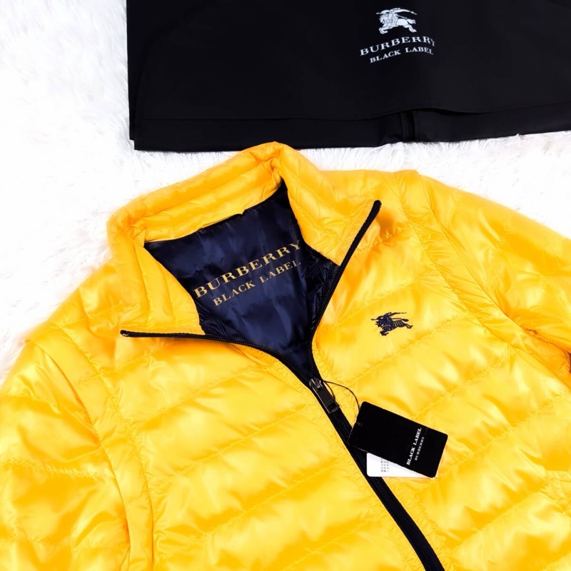 未使用級｜真品BURBERRY BLACK LABEL真羽絨服 巴寶莉黑標-8