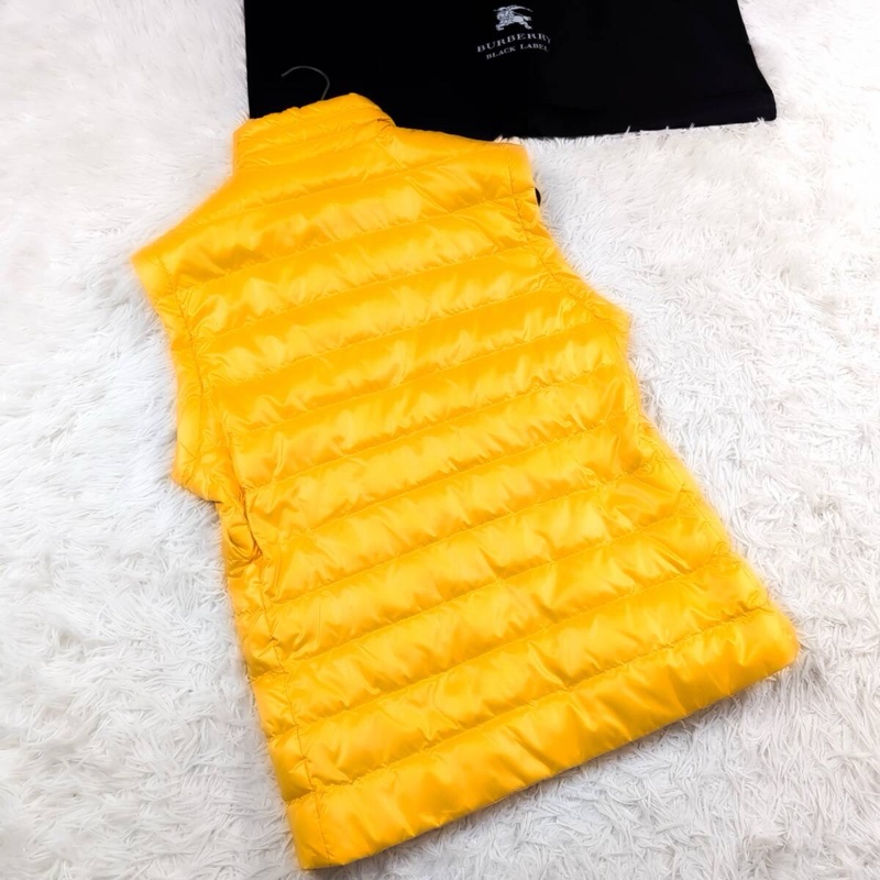 未使用級｜真品BURBERRY BLACK LABEL真羽絨服 巴寶莉黑標-11
