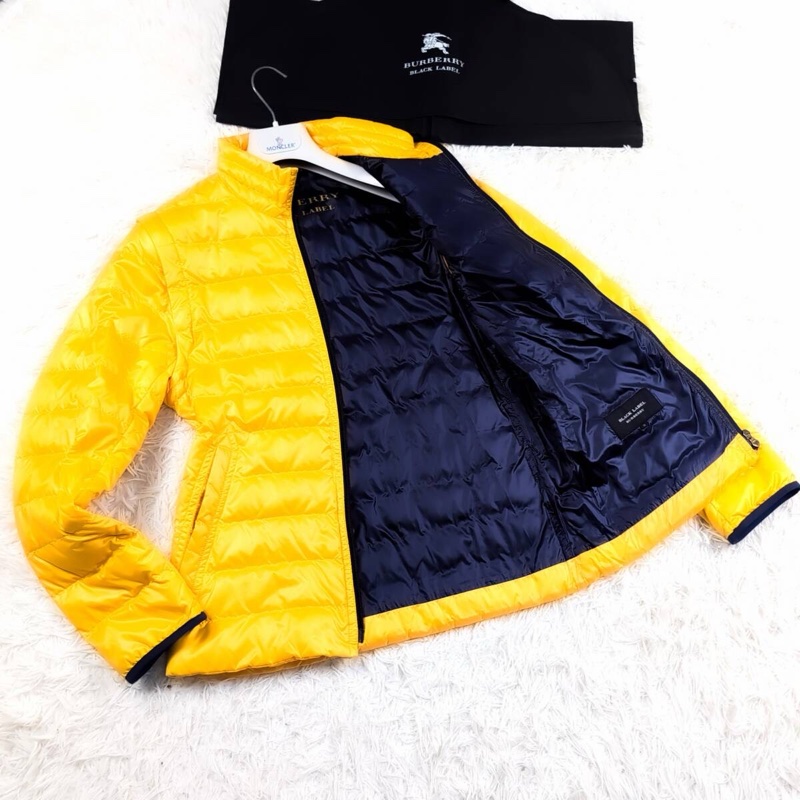 未使用級｜真品BURBERRY BLACK LABEL真羽絨服 巴寶莉黑標-12