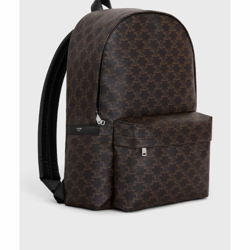 Celine 男士 TRIOMPHE CANVAS 中號雙肩包均碼碼中號、38cm*13cm*33.5cm-1