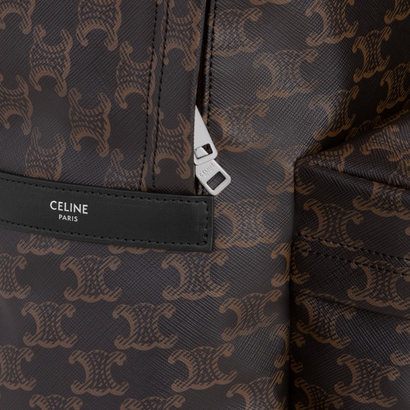 Celine 男士 TRIOMPHE CANVAS 中號雙肩包均碼碼中號、38cm*13cm*33.5cm-3