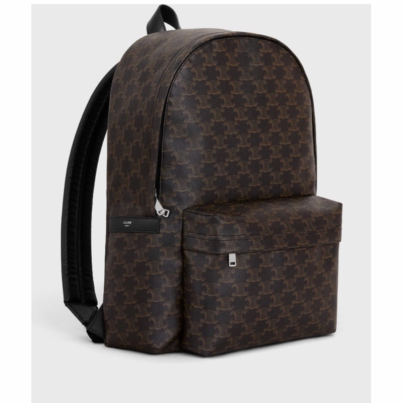 Celine 男士 TRIOMPHE CANVAS 中號雙肩包均碼碼中號、38cm*13cm*33.5cm-5