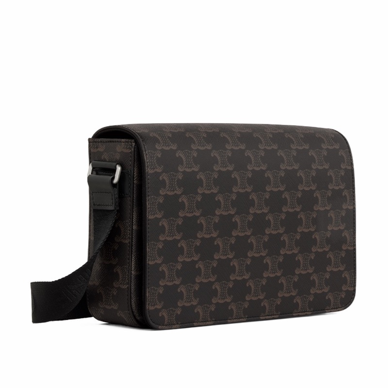 Celine 男士 翻蓋斜跨包均碼碼常規、24cm*16cm*5cm-5