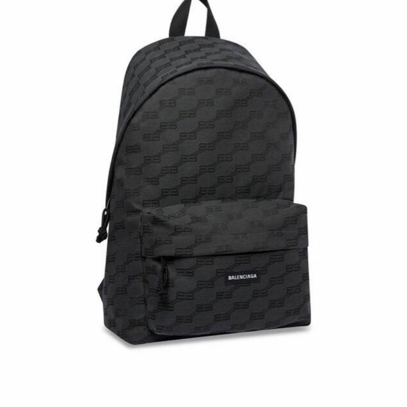 Balenciaga 男士 BB MONOGRAM SIGNATURE中號提花帆布雙肩包均碼碼常規、34.8cm*19.8cm*47cm-2
