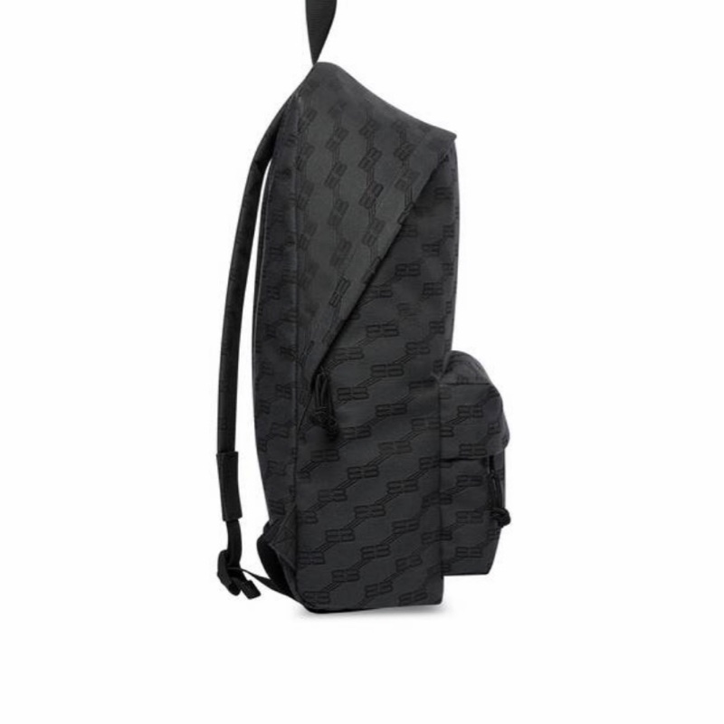 Balenciaga 男士 BB MONOGRAM SIGNATURE中號提花帆布雙肩包均碼碼常規、34.8cm*19.8cm*47cm-4