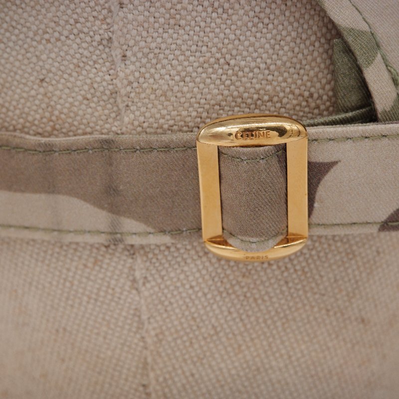 Celine 思琳 Triomphe 凱旋門 迷彩色 棉質斜紋布 棒球帽-7