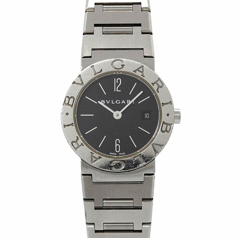 寶格麗 BB26SS 女士腕錶 黑色石英錶-0