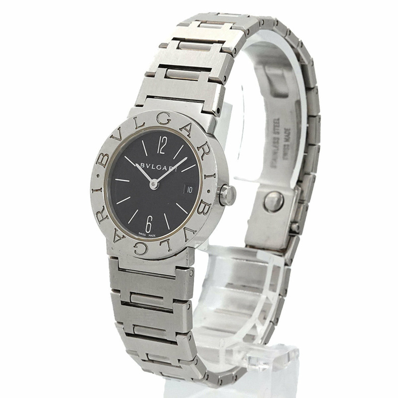 寶格麗 BB26SS 女士腕錶 黑色石英錶-1