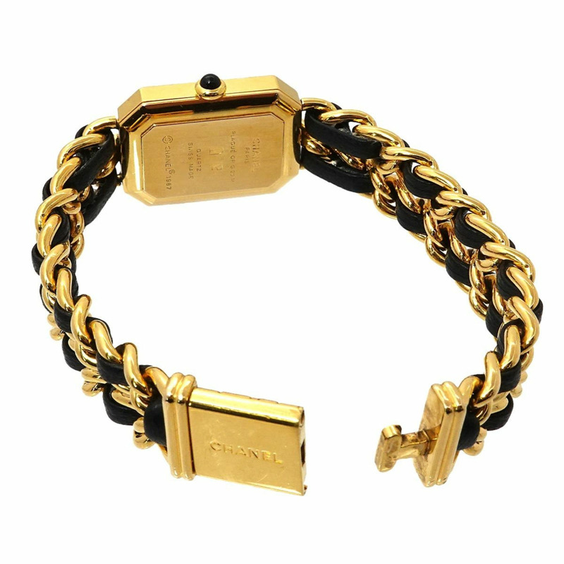 香奈兒 Premiere 女士腕錶,L 碼,H0001,黑金配色,石英機芯-3