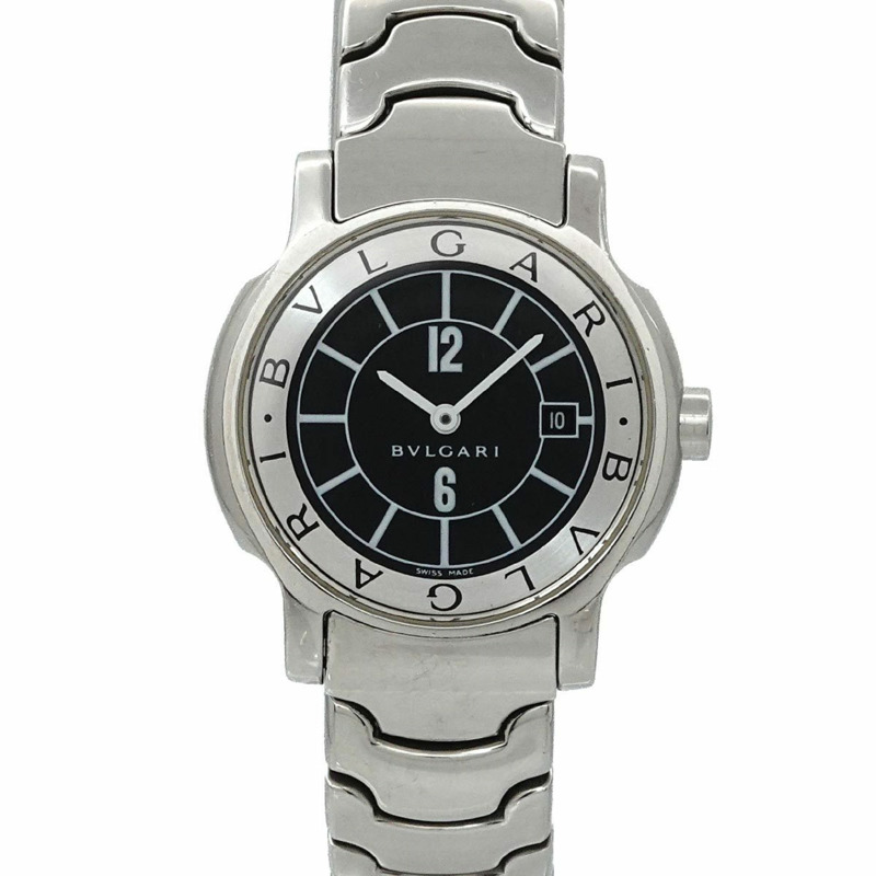 寶格麗 Solo Tempo ST29S 女士腕錶，附日期顯示，黑色石英機芯-0