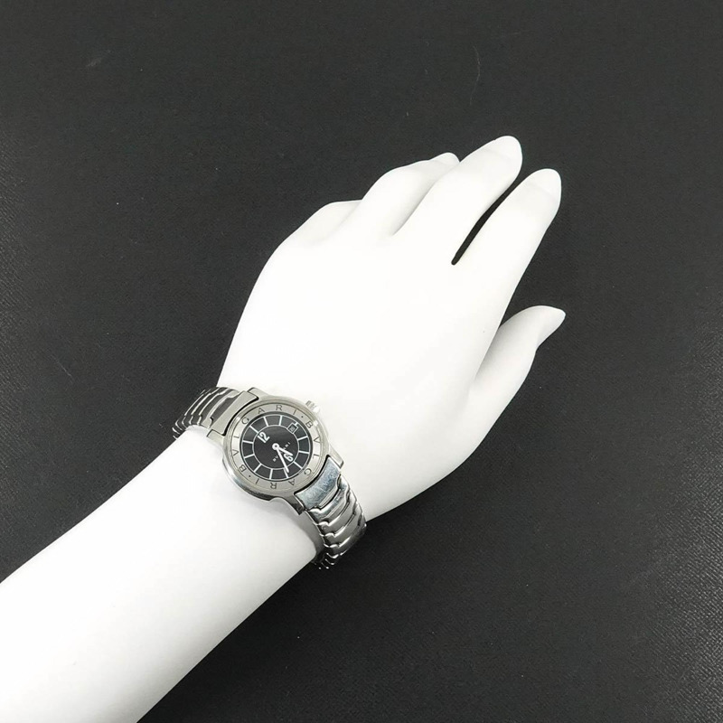 寶格麗 Solo Tempo ST29S 女士腕錶，附日期顯示，黑色石英機芯-3