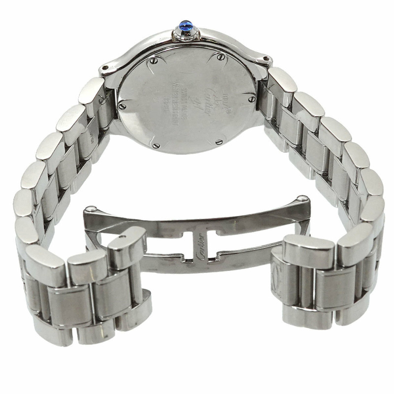 卡地亞 Must 21 Vantianne W10109T2 女士銀色石英腕錶-3