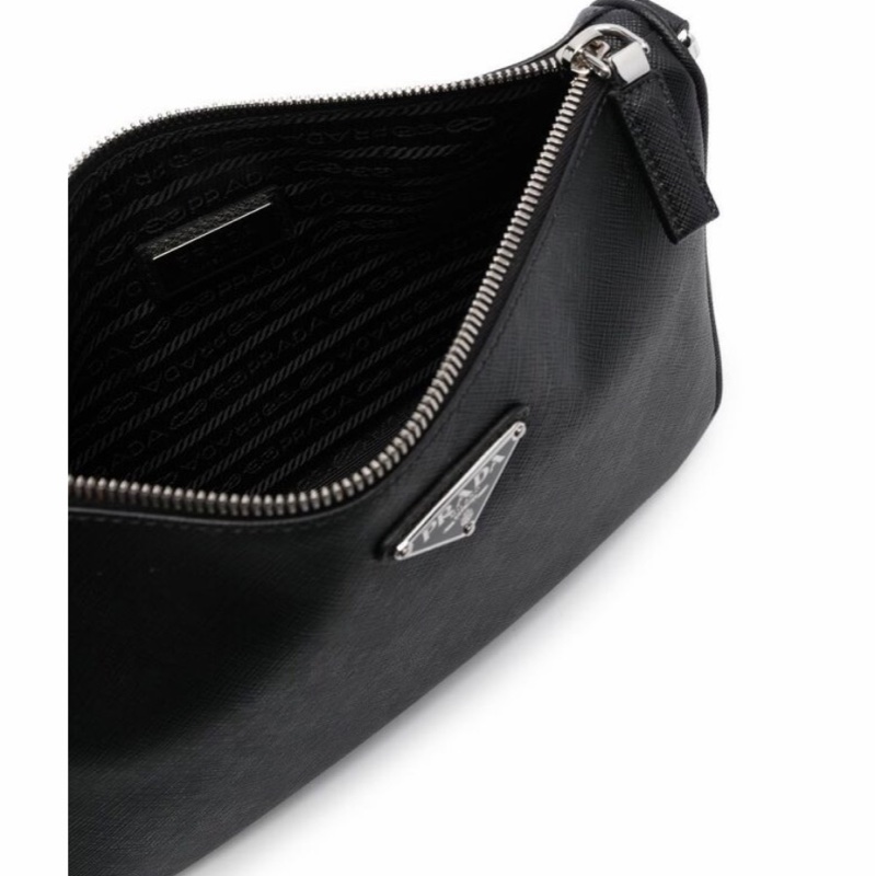 Prada 男士 Saffiano徽標單肩包均碼碼常規、24cm*5.5cm*17cm-1