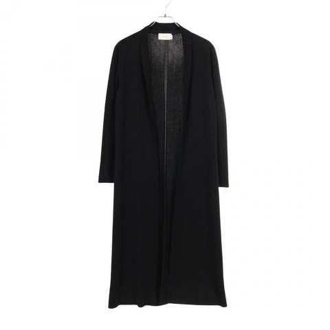 THE ROW 羊絨真絲混紡黑色開襟衫 5669-F457 #XS 二手女款