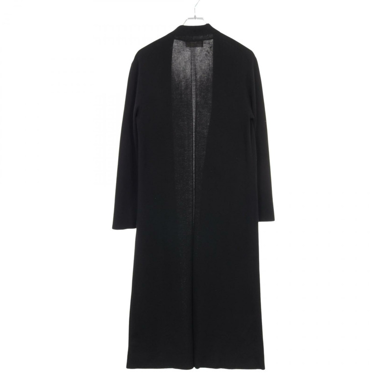 THE ROW 羊絨真絲混紡黑色開襟衫 5669-F457 #XS 二手女款-1