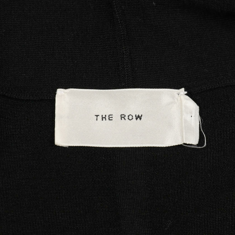 THE ROW 羊絨真絲混紡黑色開襟衫 5669-F457 #XS 二手女款-2