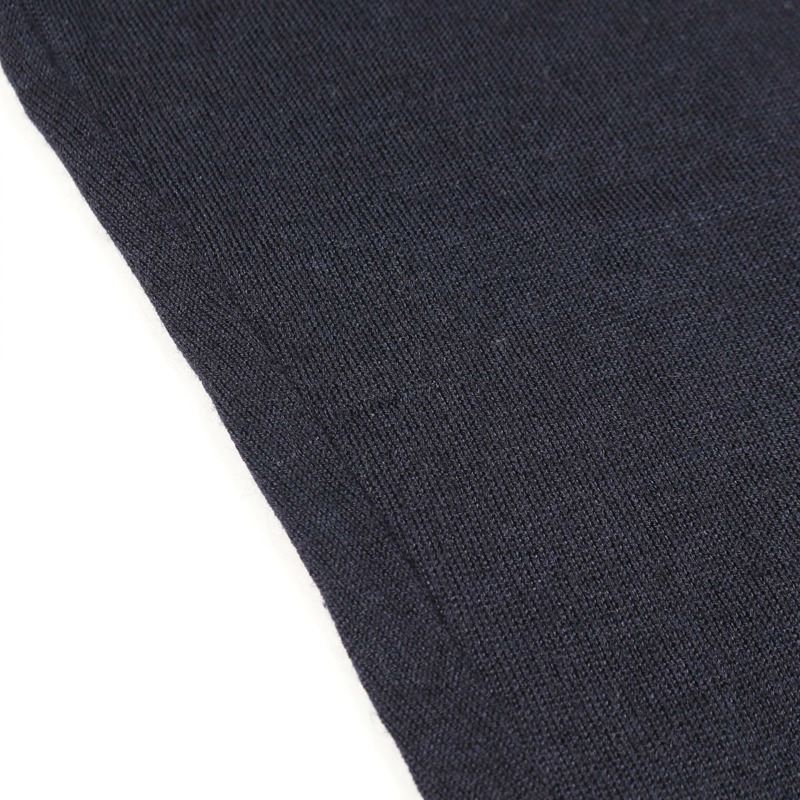 愛馬仕 Twilllaine bal de bulles 針織絲羊絨真絲海軍藍 #SM 二手女裝-6