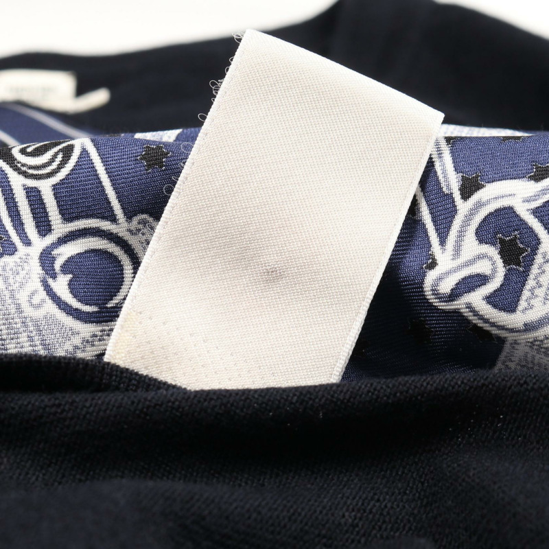 愛馬仕 Twillaine Eperon d'Or 針織絲毛混紡海軍藍 #34 二手女士-4