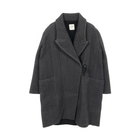 愛馬仕其他款式羊絨大衣灰色二手女裝