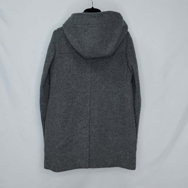 Burberry 巴寶莉 經典格紋 襯底連帽羊毛牛角扣 大衣-2