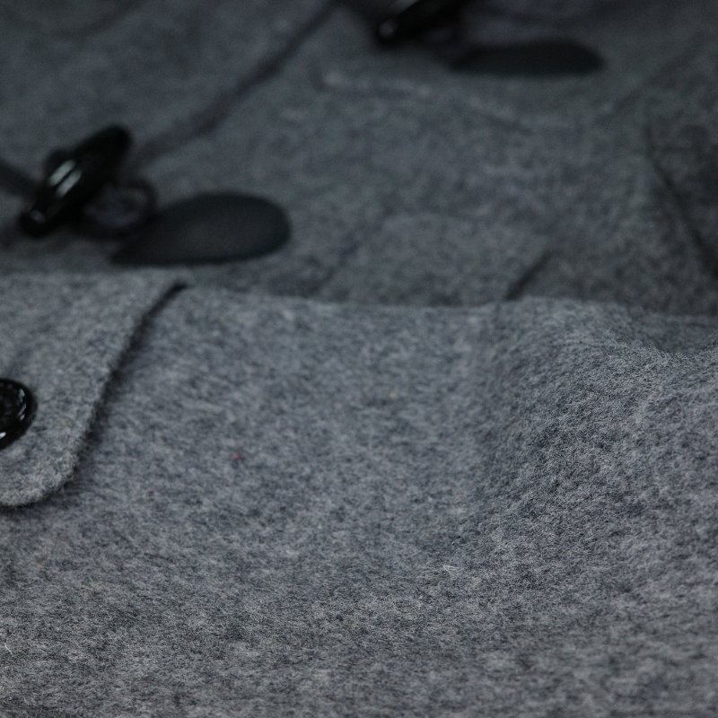 Burberry 巴寶莉 經典格紋 襯底連帽羊毛牛角扣 大衣-15