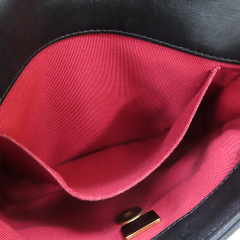 黑色牛皮 粗鍊帶 肩背包 金扣【CHANEL 香奈兒】 AS2831-5