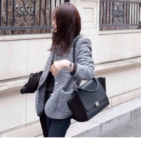 99新Celine Trapeze鞦韆包黑色