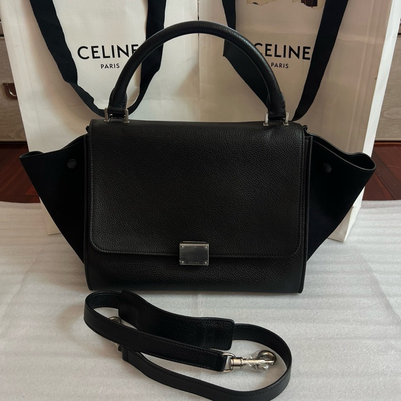 99新Celine Trapeze鞦韆包黑色-1