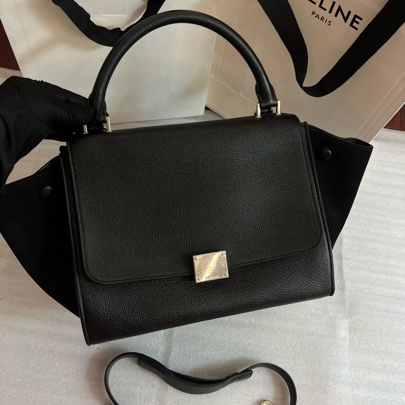 99新Celine Trapeze鞦韆包黑色-2