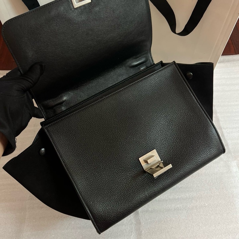 99新Celine Trapeze鞦韆包黑色-7