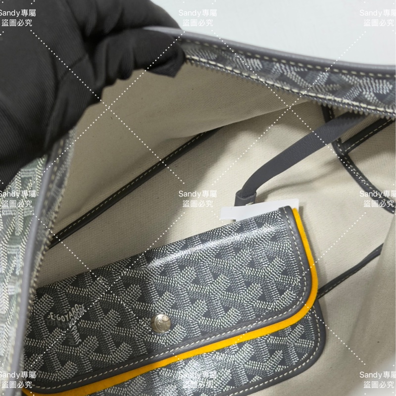 🩶Goyard hobo 灰色🩶全新全配-9