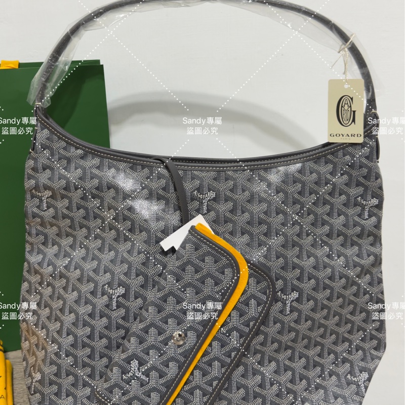 🩶Goyard hobo 灰色🩶全新全配-10