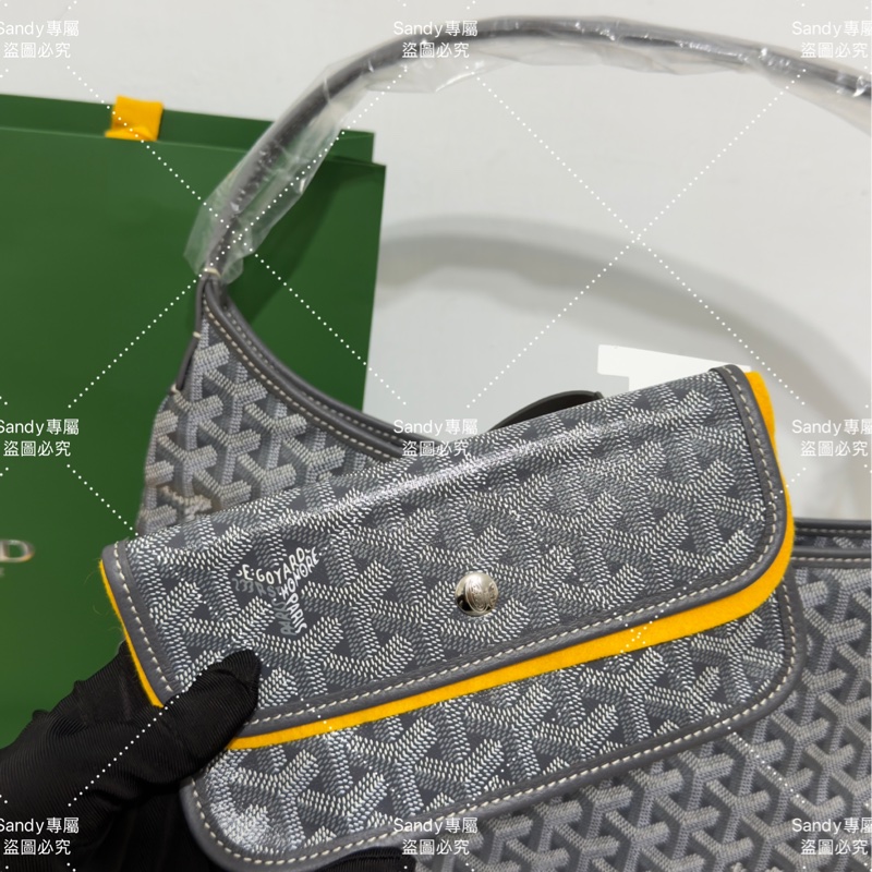 🩶Goyard hobo 灰色🩶全新全配-47