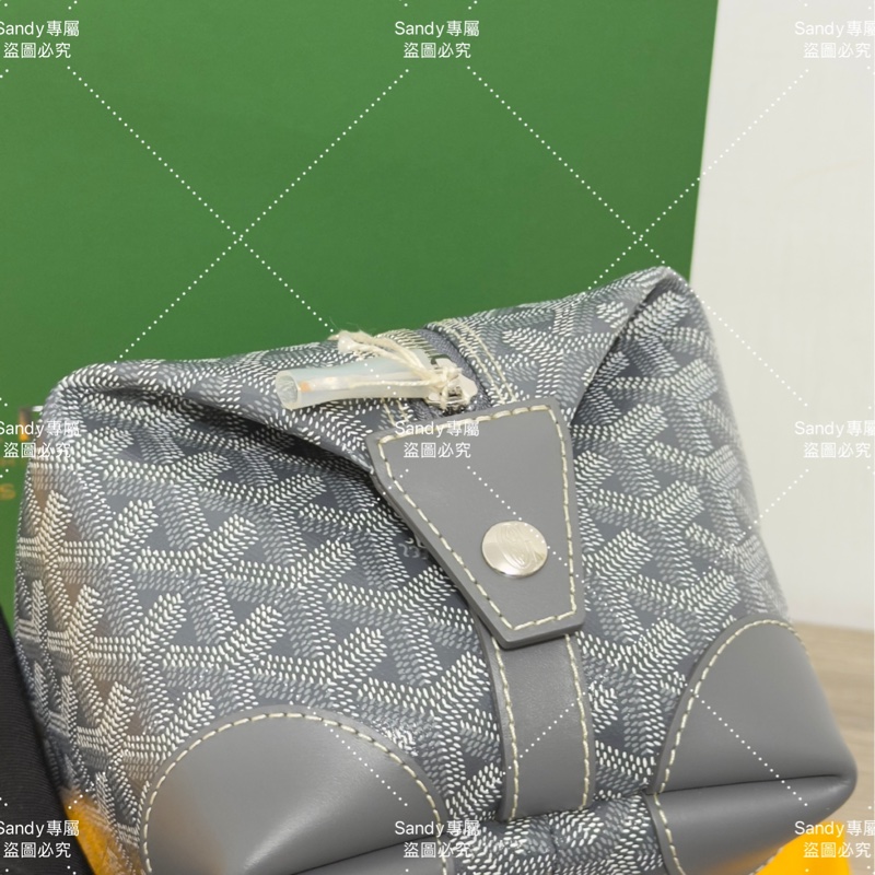 Goyard 洗漱包 化妝包 灰色 (可自行改造手提、斜背包)-19
