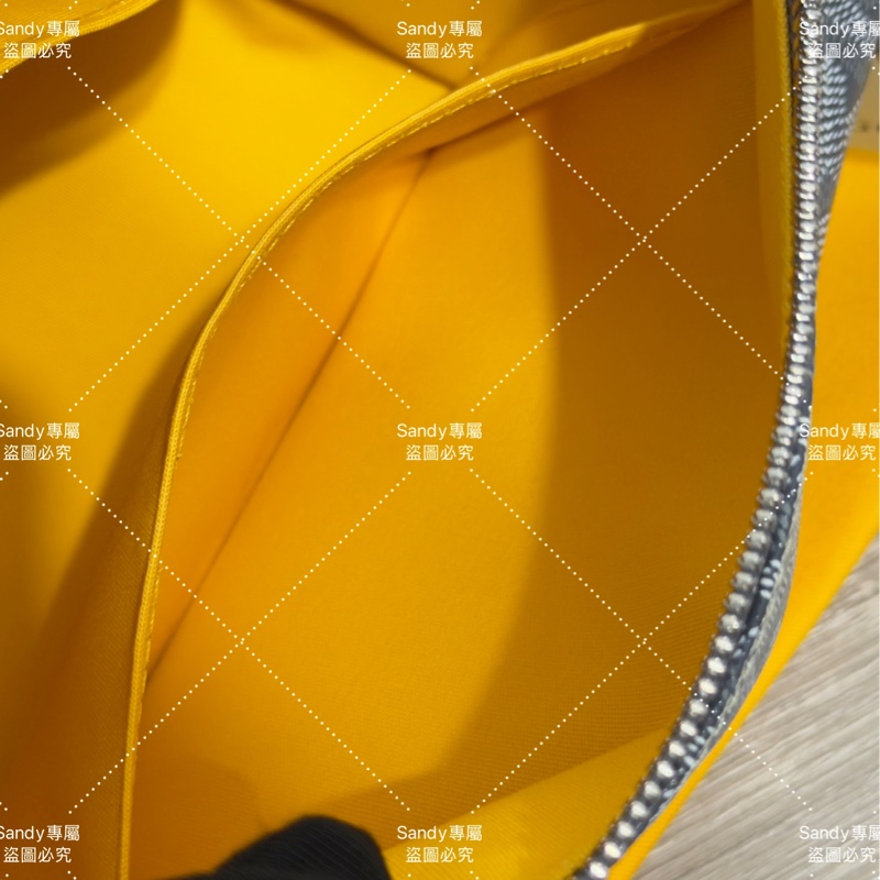 Goyard 洗漱包 化妝包 灰色 (可自行改造手提、斜背包)-30