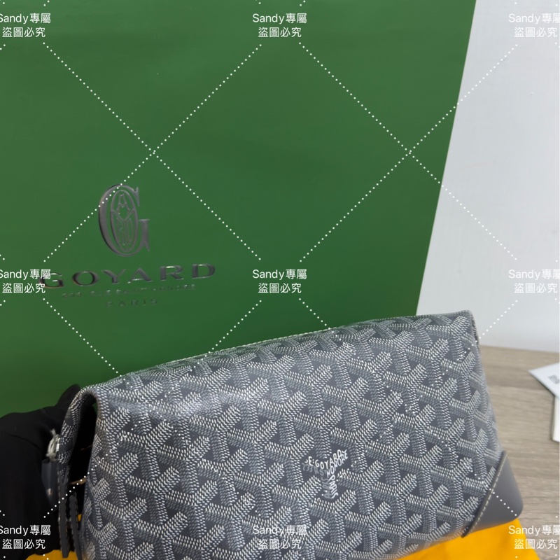 Goyard 洗漱包 化妝包 灰色 (可自行改造手提、斜背包)-47