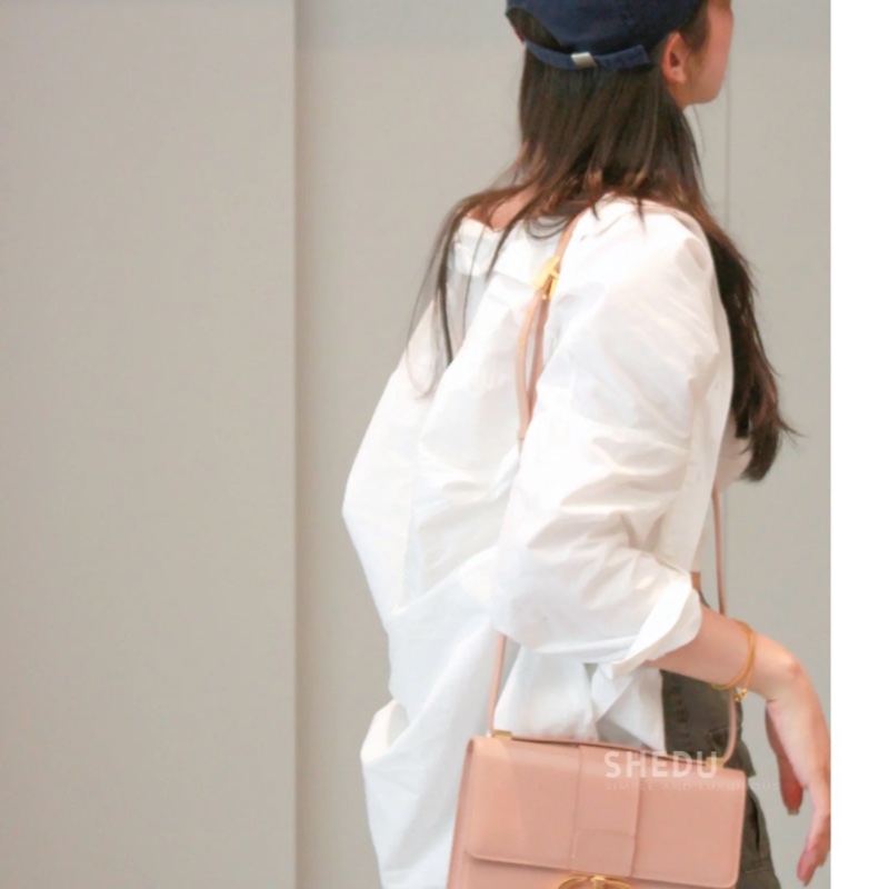 Dior迪奧 玫瑰粉色montaigne蒙田法棍鏈條包-9