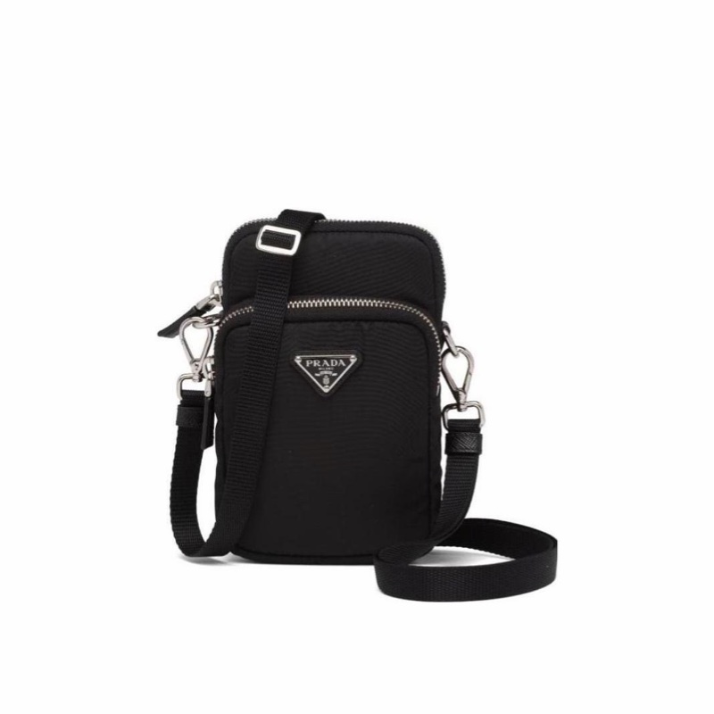 Prada 男士 三角徽標手機包均碼碼17cm*4.5cm*10.5cm-0