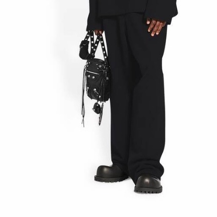 Balenciaga 男士 LE CAGOLE 可拆卸拉鍊小袋斜挎包均碼碼常規、16cm*5cm*19.8cm-5