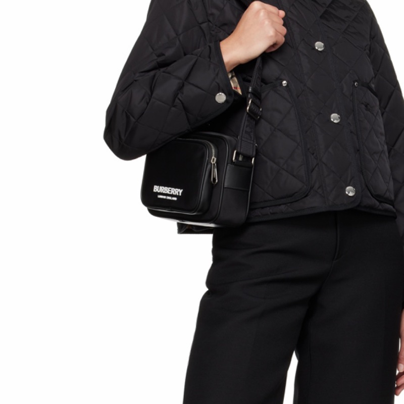 Burberry 男士 徽標印花斜挎包均碼碼常規、22.5cm*6.5cm*16cm-4